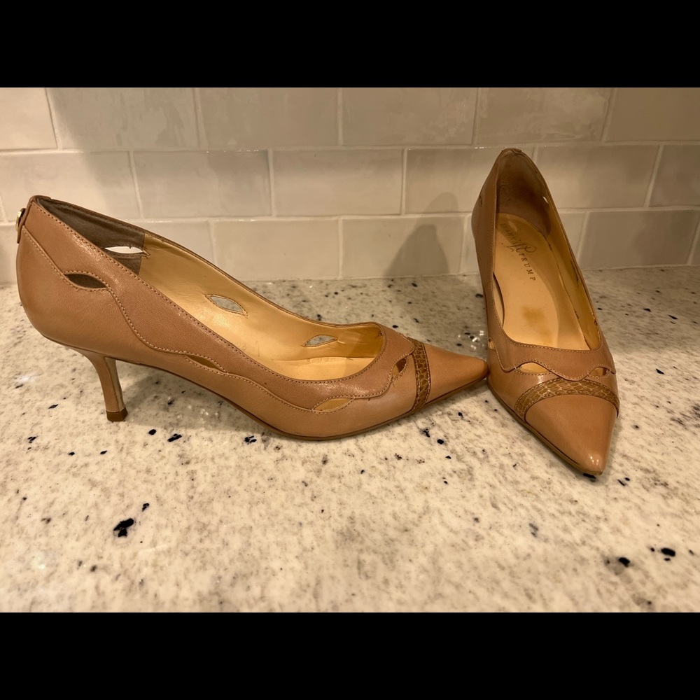 Ivanka Trump Nude Classic Kitten Heel 9.5